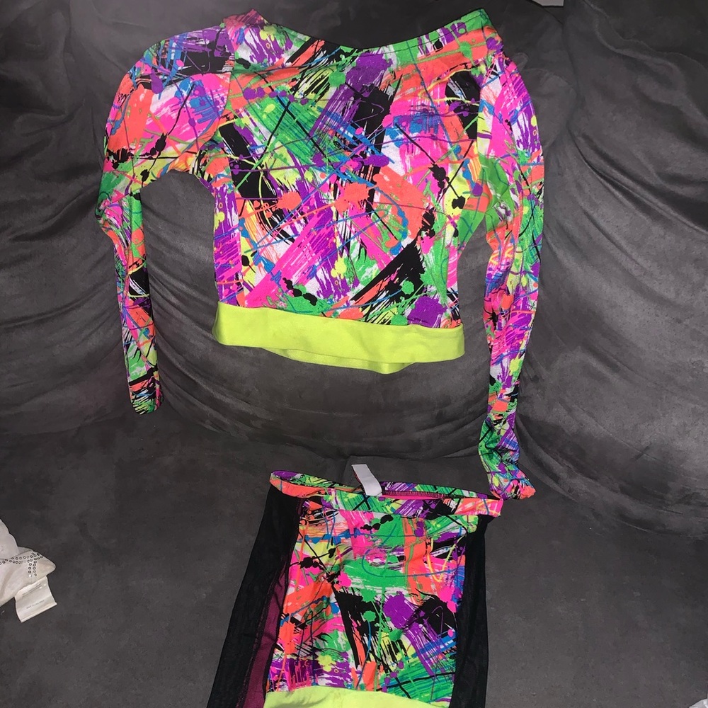 Two piece skirt and shirt